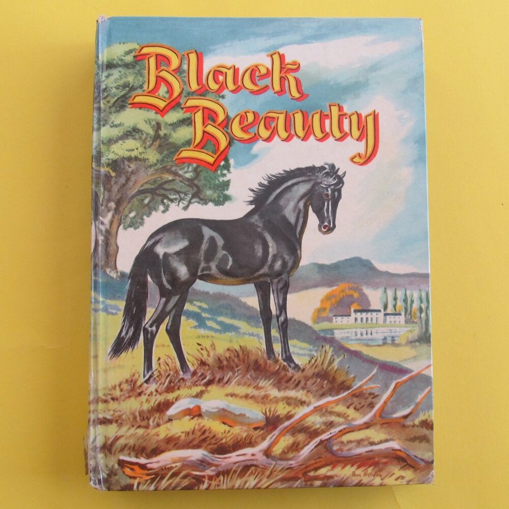 2/ $20 Vintage Black Beauty book by Anna Sewell 1955
